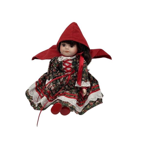 Vintage Little Red Riding Hood Porcelain Doll Royalton Collection - Picture 1 of 10